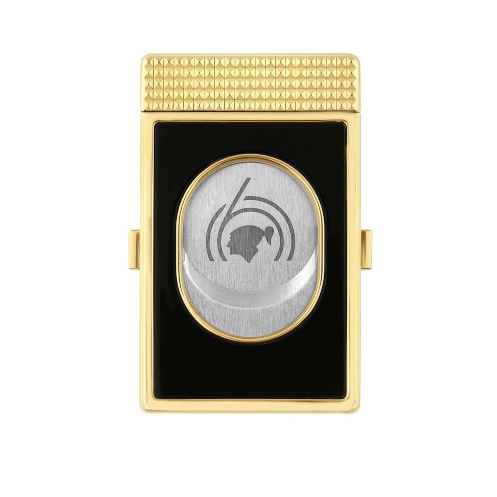 S.T. DUPONT CC SLİM COHIBA 60 BLACK/GOLDEN CİGAR CUTTER