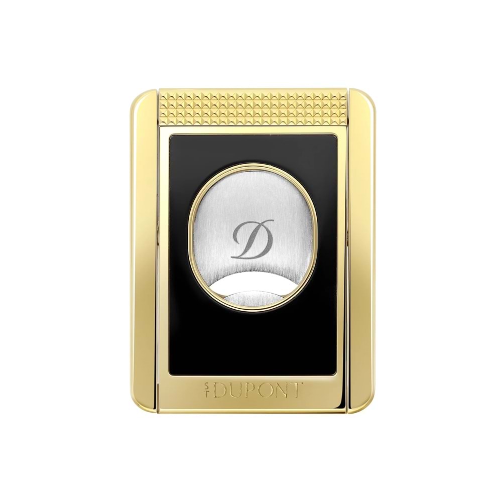 S.T. DUPONT CC X STAND BLACK/GOLDEN CİGAR CUTTER