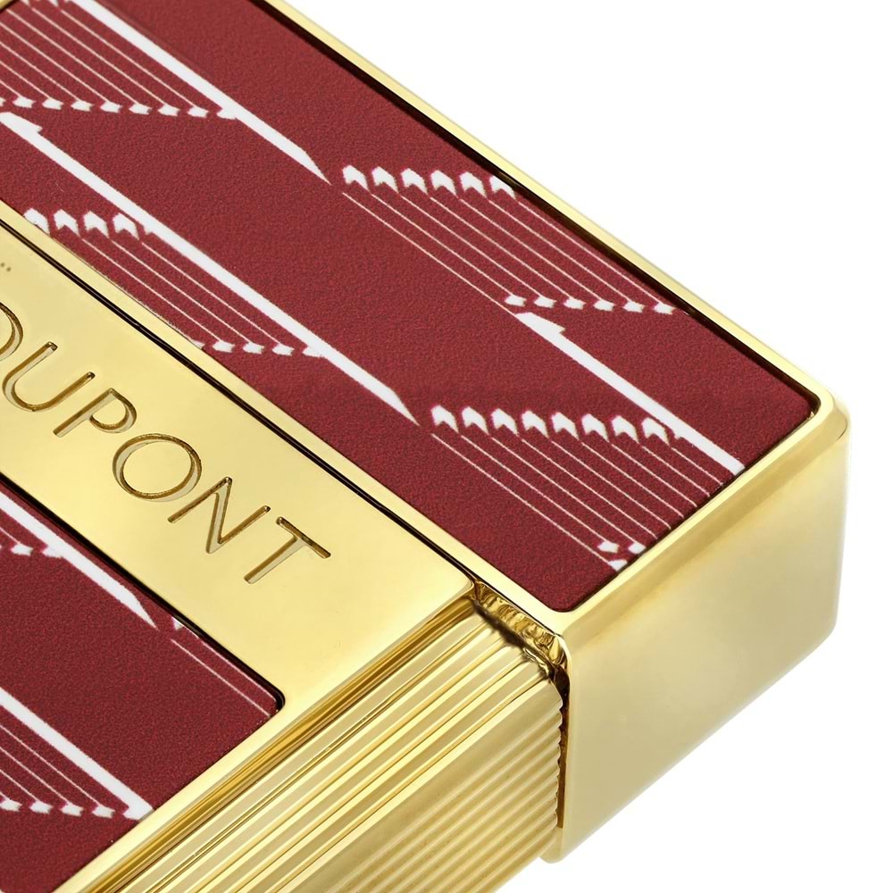 S.T. DUPONT LI BİGGY 1872 BURGUNDY MONOGRAM ÇAKMAK