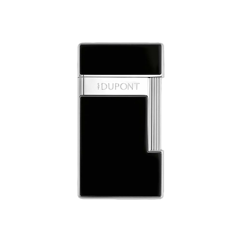 S.T. DUPONT LI SLIMMY BLACK LACQUER/CHROME