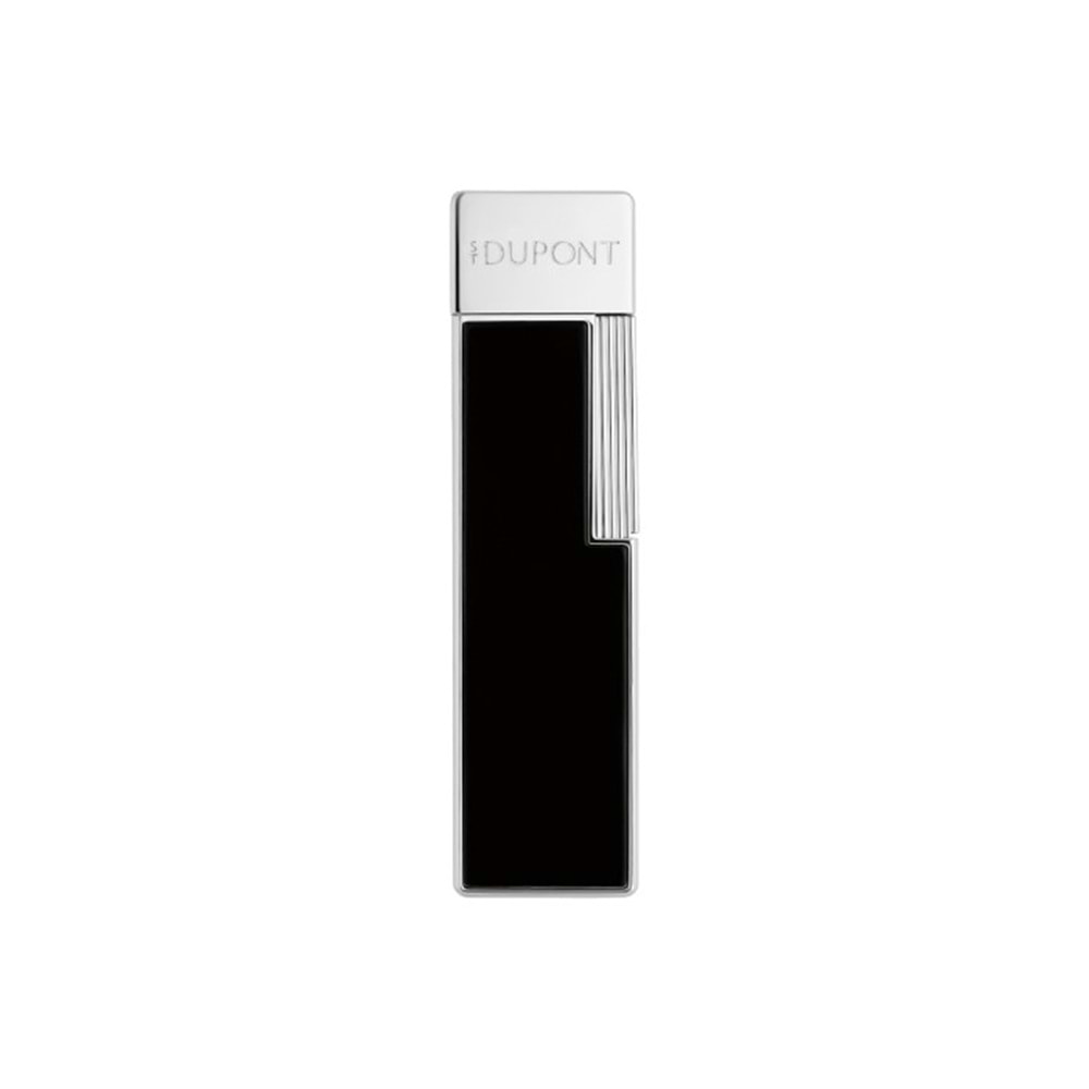S.T. DUPONT LI TWIGGY BLACK LACQUER/CHROME ÇAKMAK