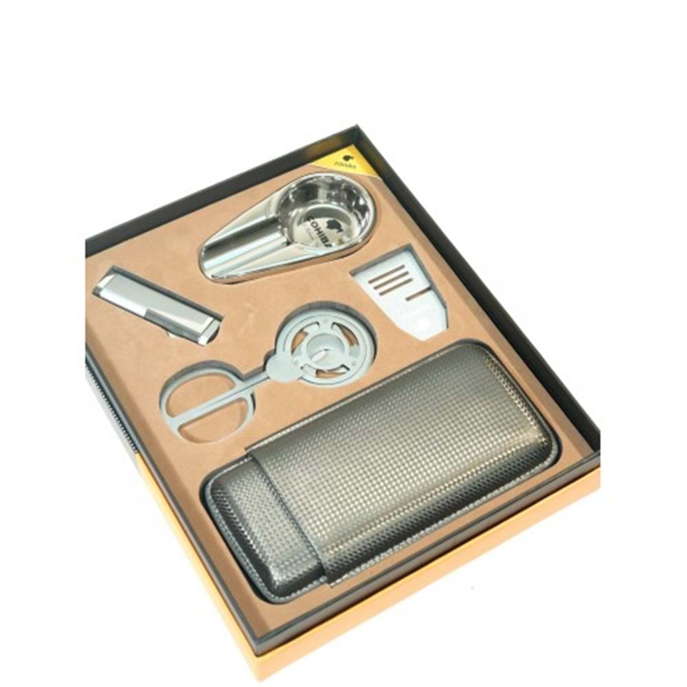 COHIBA 5 Lİ SİLVER-SİYAH PURO SETİ