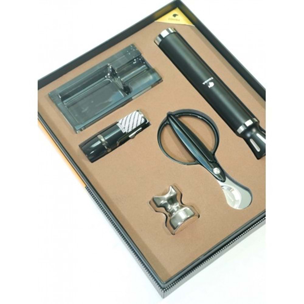 COHIBA 5 Lİ SİYAH PURO SETİ