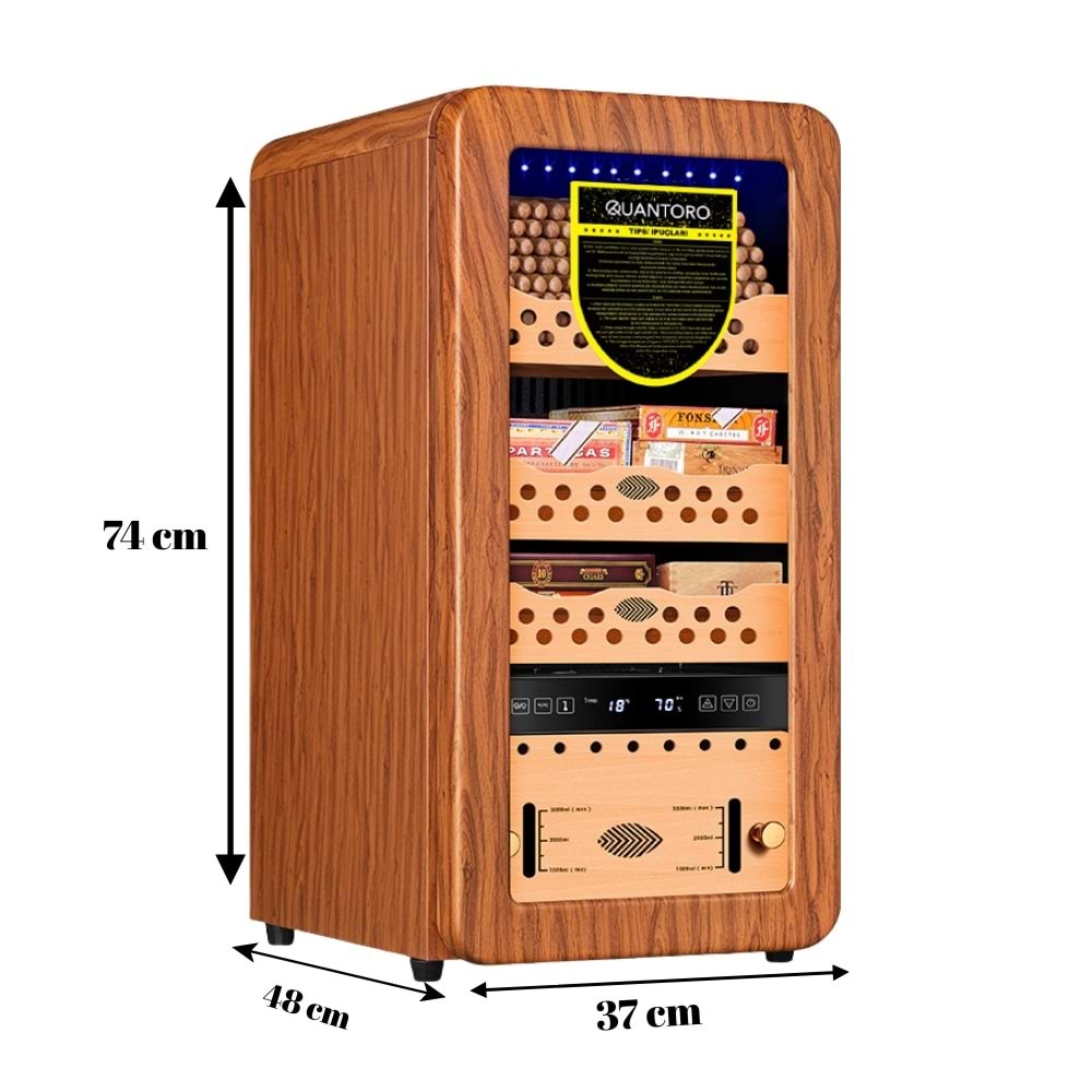 QUANTORO QCC-26A WOOD ELEKTRONİK HUMİDOR