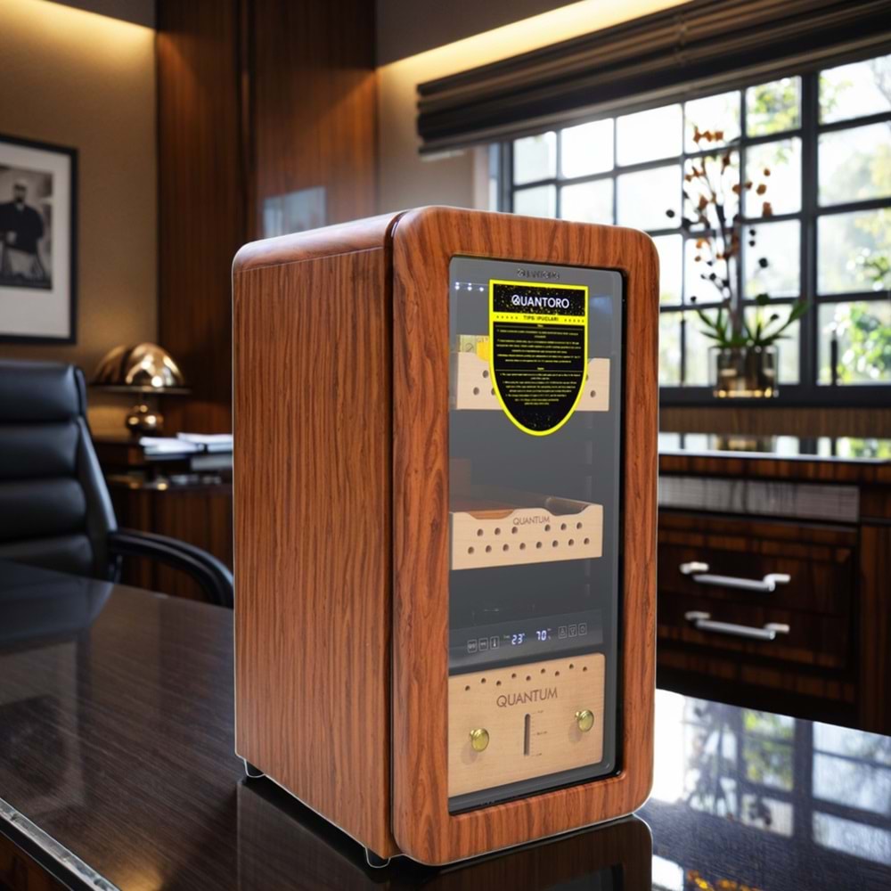 QUANTORO QCC-26A WOOD ELEKTRONİK HUMİDOR