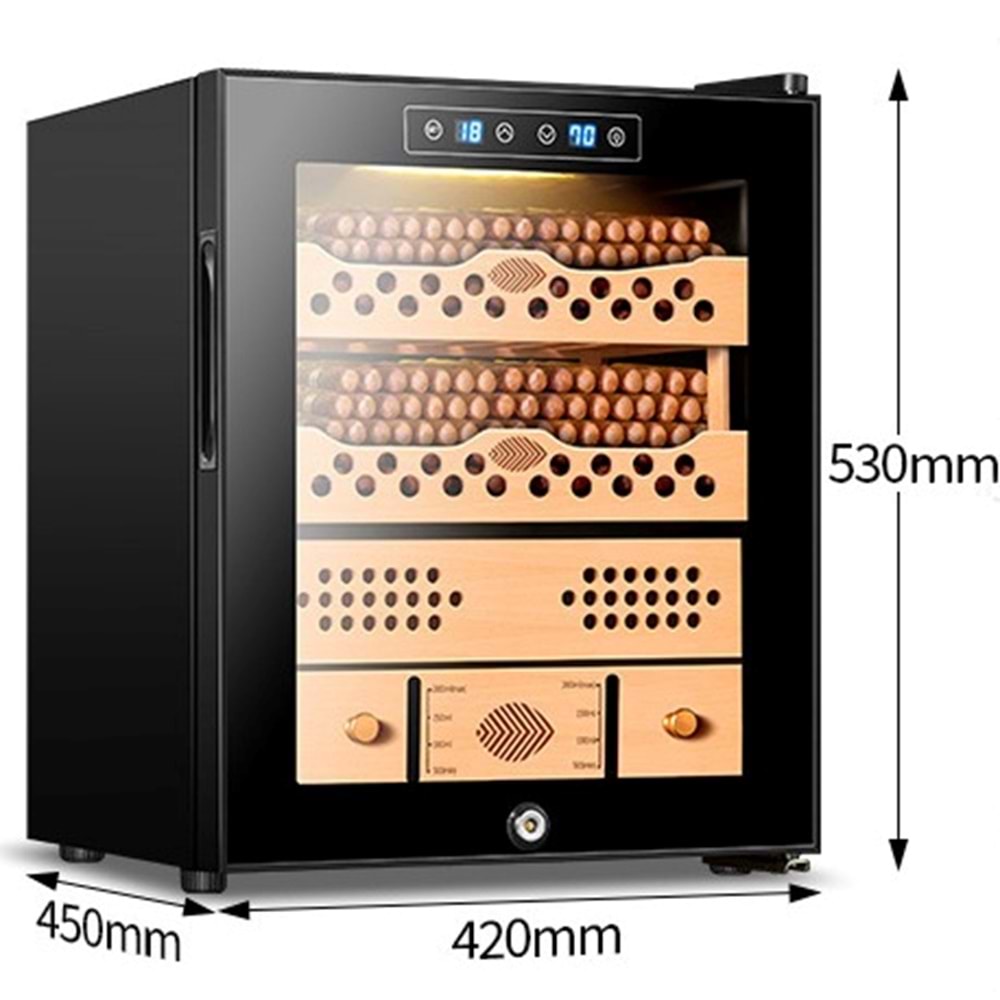 QUANTORO QCC-3A BLACK ELEKTRONİK HUMİDOR