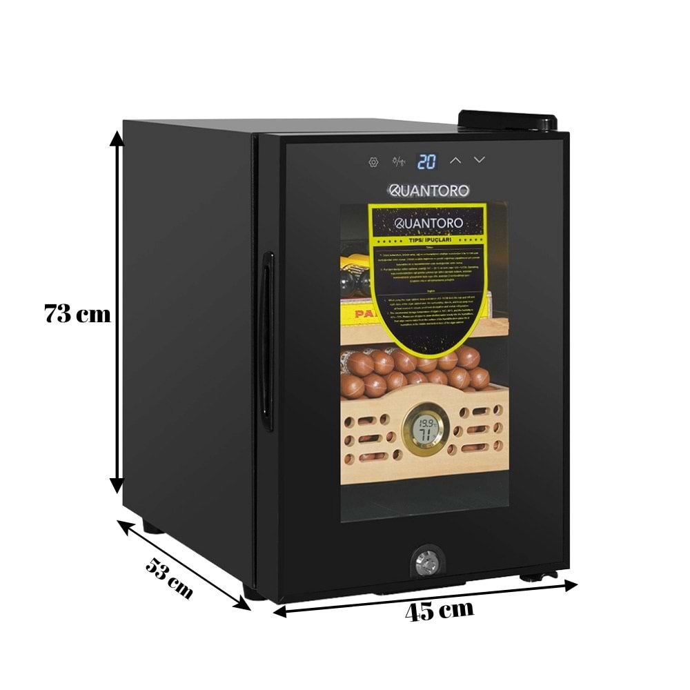 QUANTORO QCC-41 BLACK ELEKTRONİK HUMİDOR