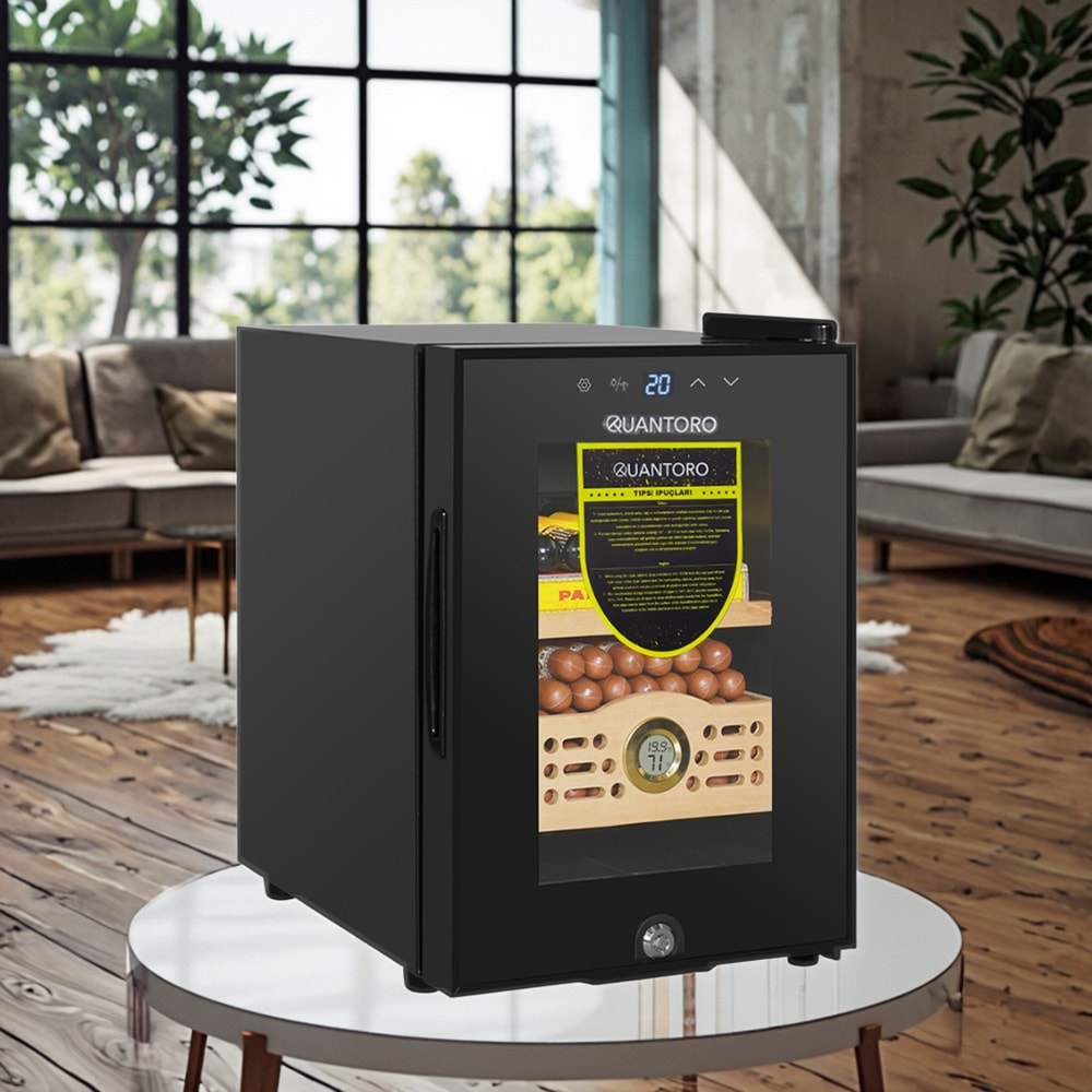 QUANTORO QCC-41 BLACK ELEKTRONİK HUMİDOR