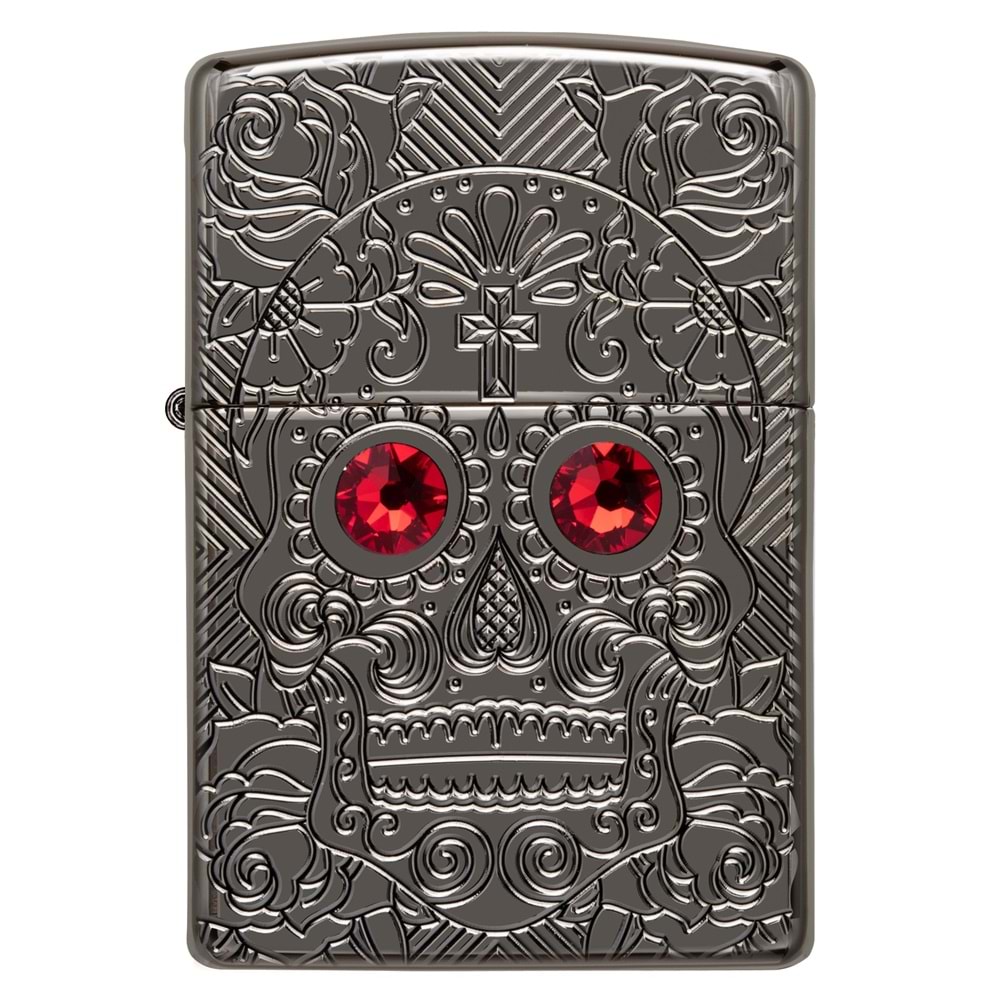 ZİPPO 49300 CRYSTAL SKULL DESİGN