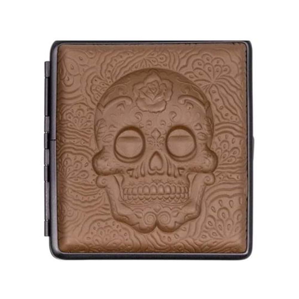 ATOMİC 3D KABARTMALI SİGARA TABAKASI BROWN