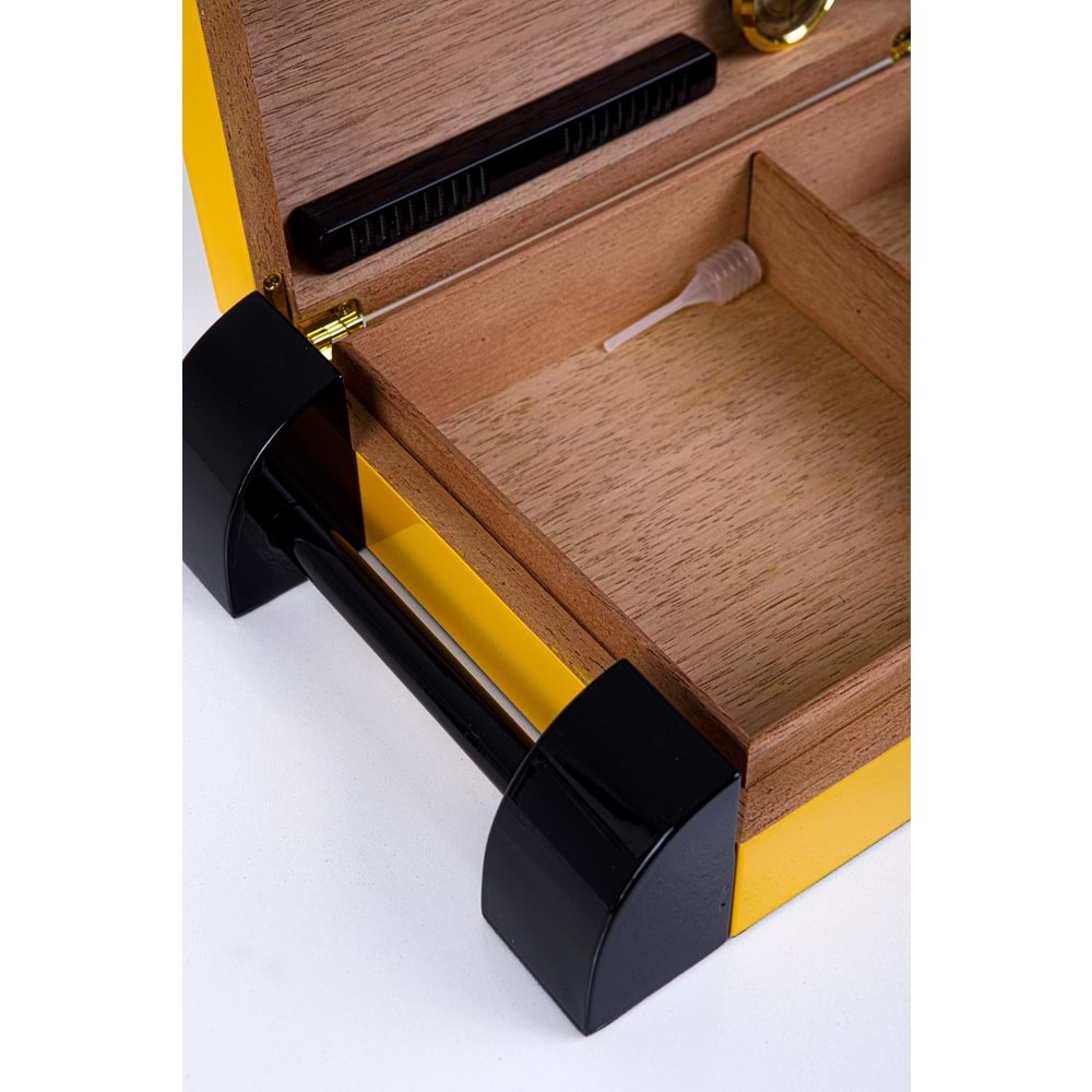 COHIBA SARI SİYAH TUTMALI HUMİDOR PHUM0201