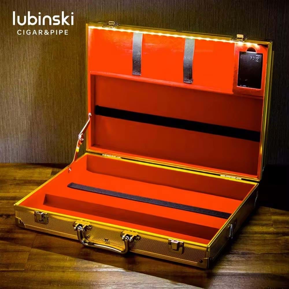 LUBİNSKİ SEYAHAT HUMİDOR VE SUNUM ÇANTASI YJA-13007-GD