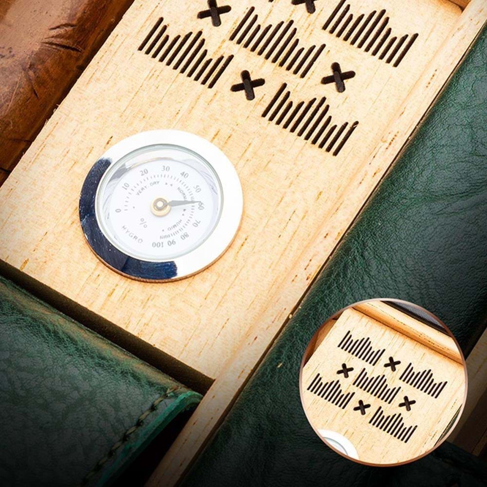 LUBİNSKİ ÇAKMAK SETLİ SEYAHAT HUMİDOR YJA-50023-GN