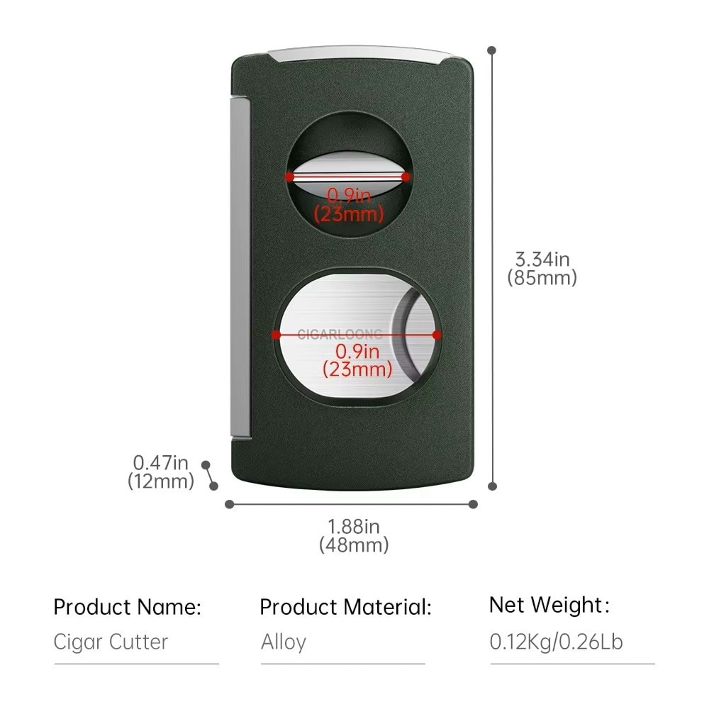 CİGARLOONG KESİCİ ,DELİCİ VE ÇAKMAKLI PURO SETİ GREEN