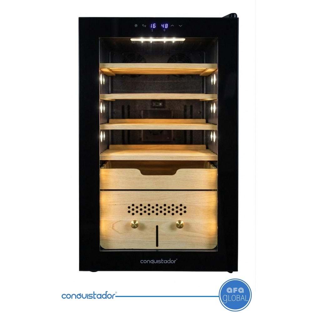 CONQUİSTADOR AFA-026 IMPERİO SERİSİ SİYAH ELEKTRONİK HUMİDOR