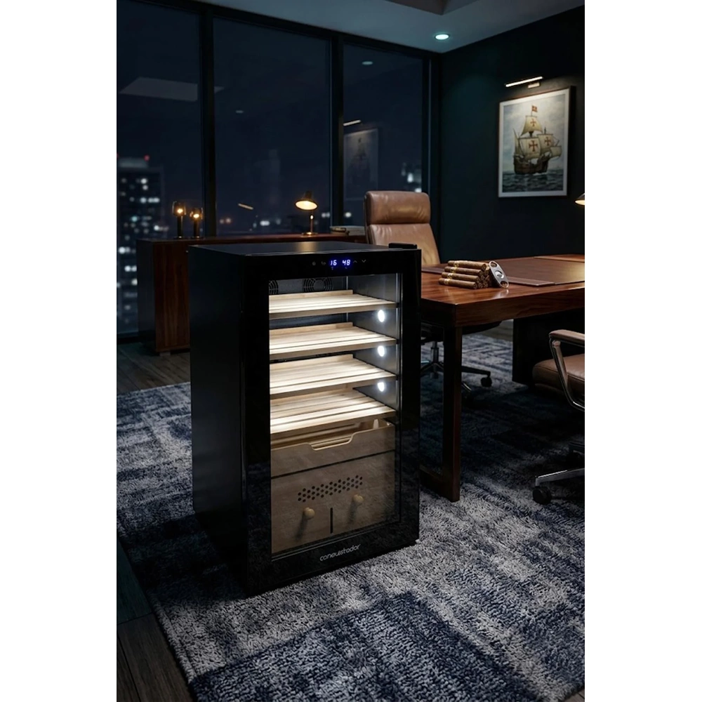 CONQUİSTADOR AFA-026 IMPERİO SERİSİ SİYAH ELEKTRONİK HUMİDOR