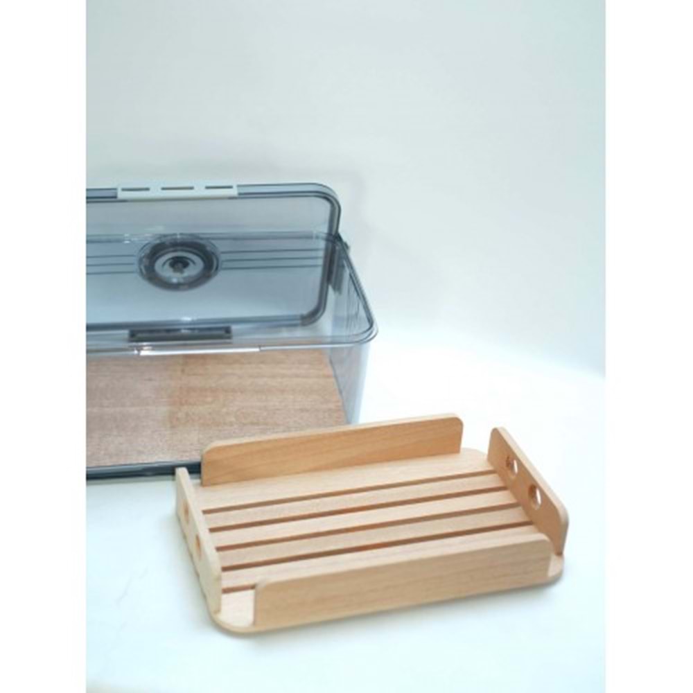 PURO MARKET DIŞI ŞEFFAF PLEXİ İÇİN SEDİR HUMİDOR 50s