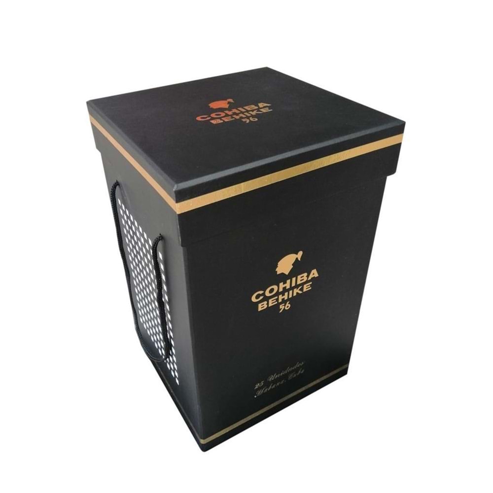 COHIBA SİLİNDİR SERAMİK BLACK HUMİDOR CMT006