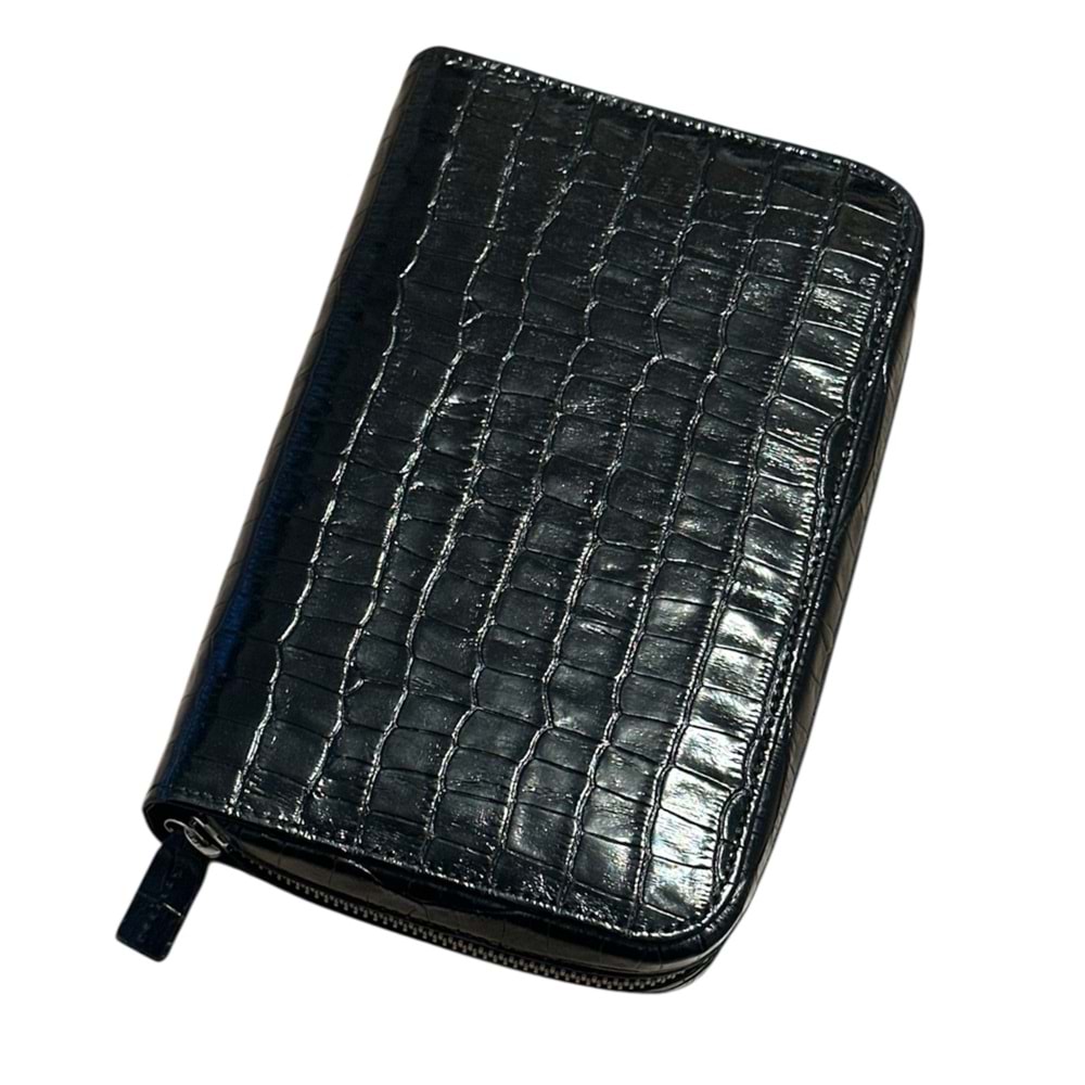 PURO ART SEYAHAT HUMİDORU BLACK CROCO 100.412 NG (Made İn Spain)(Hakiki Deri)