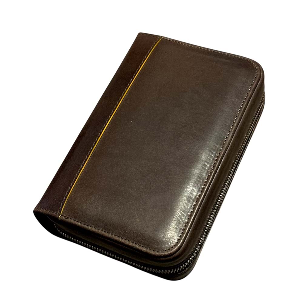 PURO ART SEYAHAT HUMİDORU BROWN 190.412 B. RJ (Made İn Spain)(Hakiki Deri)