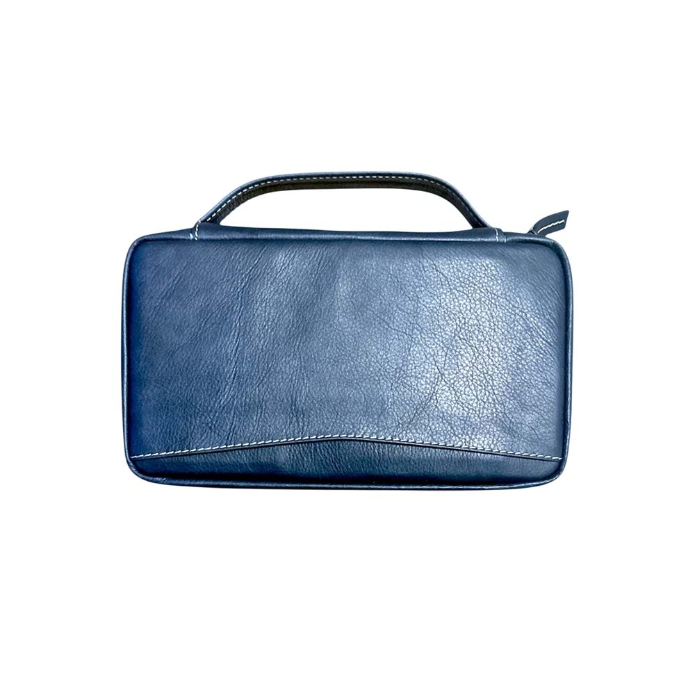 PURO ART SEYAHAT HUMİDORU NAVY 500.410 AZ (Made İn Spain)(Hakiki Deri)