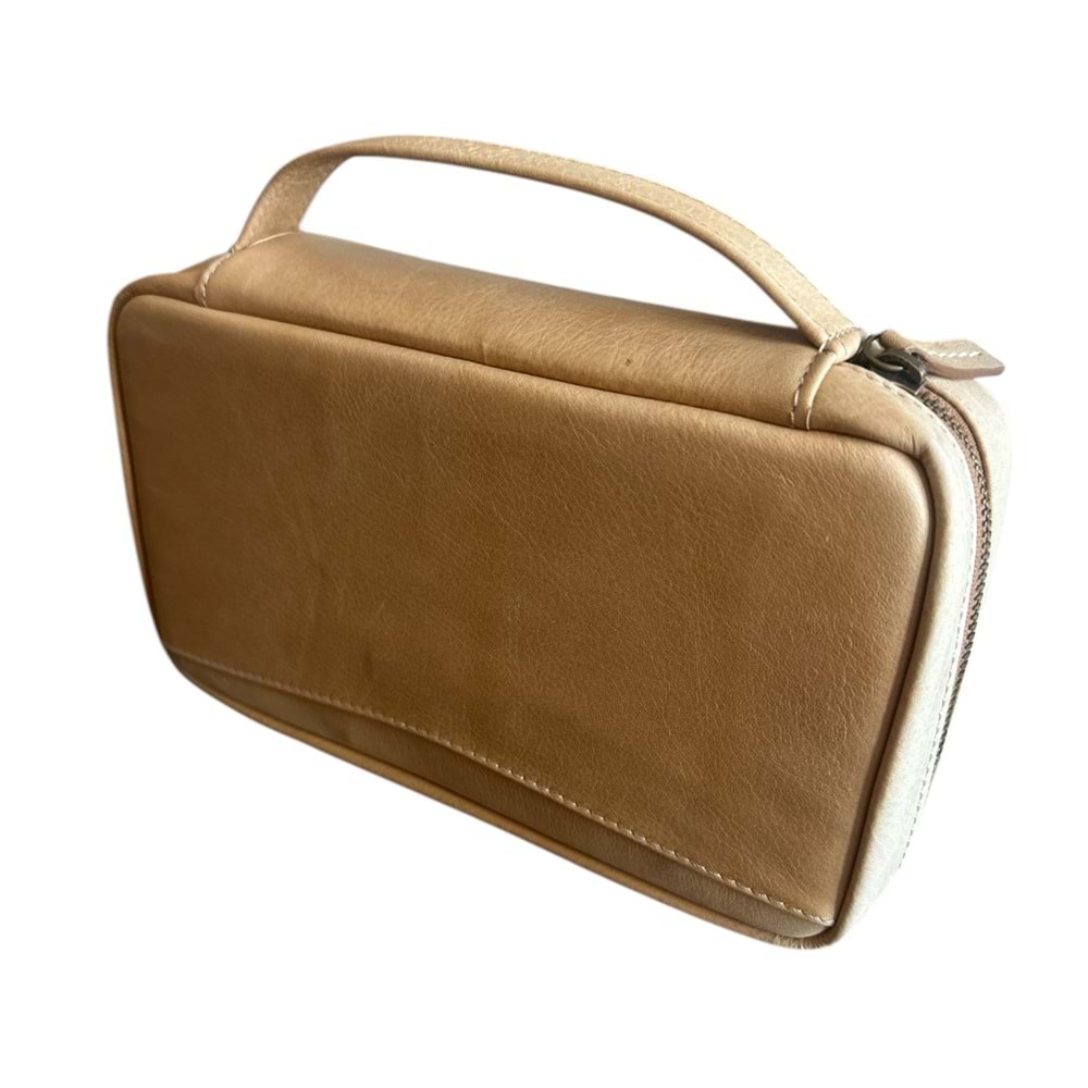PURO ART SEYAHAT HUMİDORU CAMEL 500.410 CU (Made İn Spain)(Hakiki Deri)