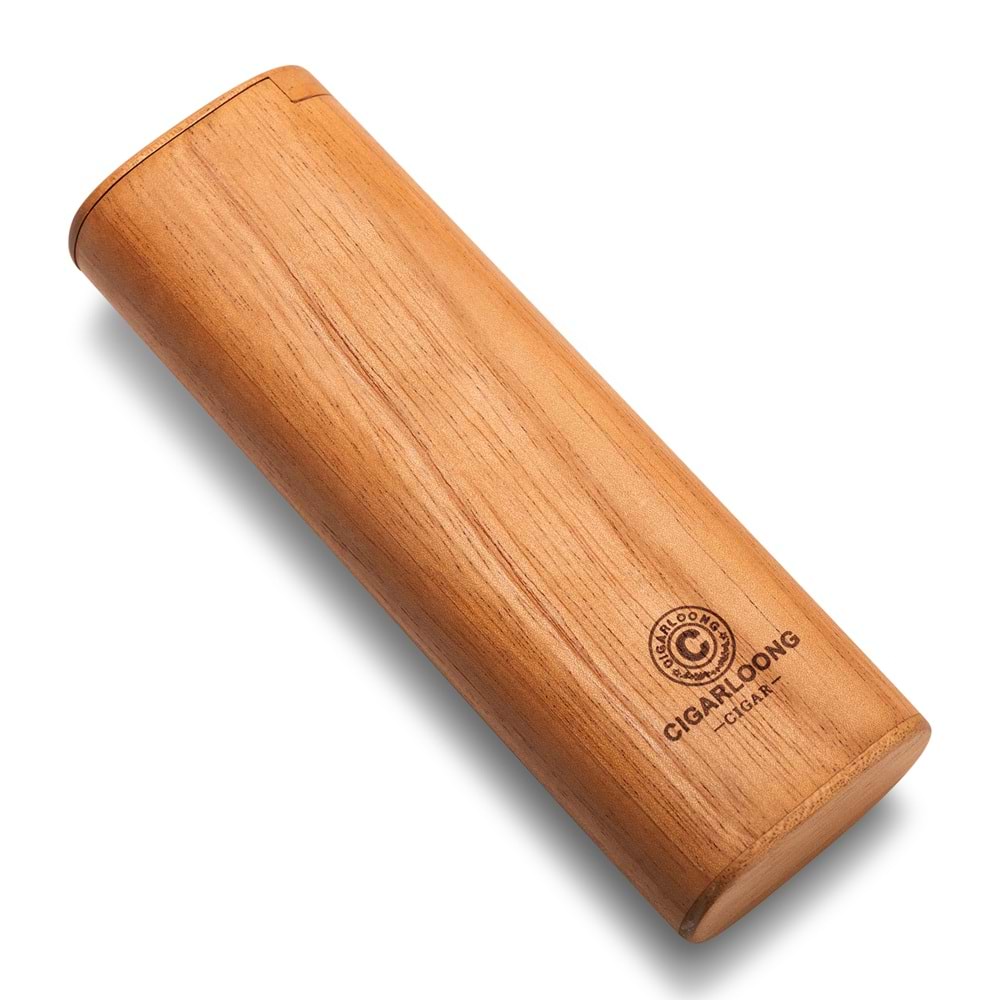 CiGARLOONG SEDİR AĞAÇ NATURAL PURO KILIFI 58 RİNG 2 Lİ