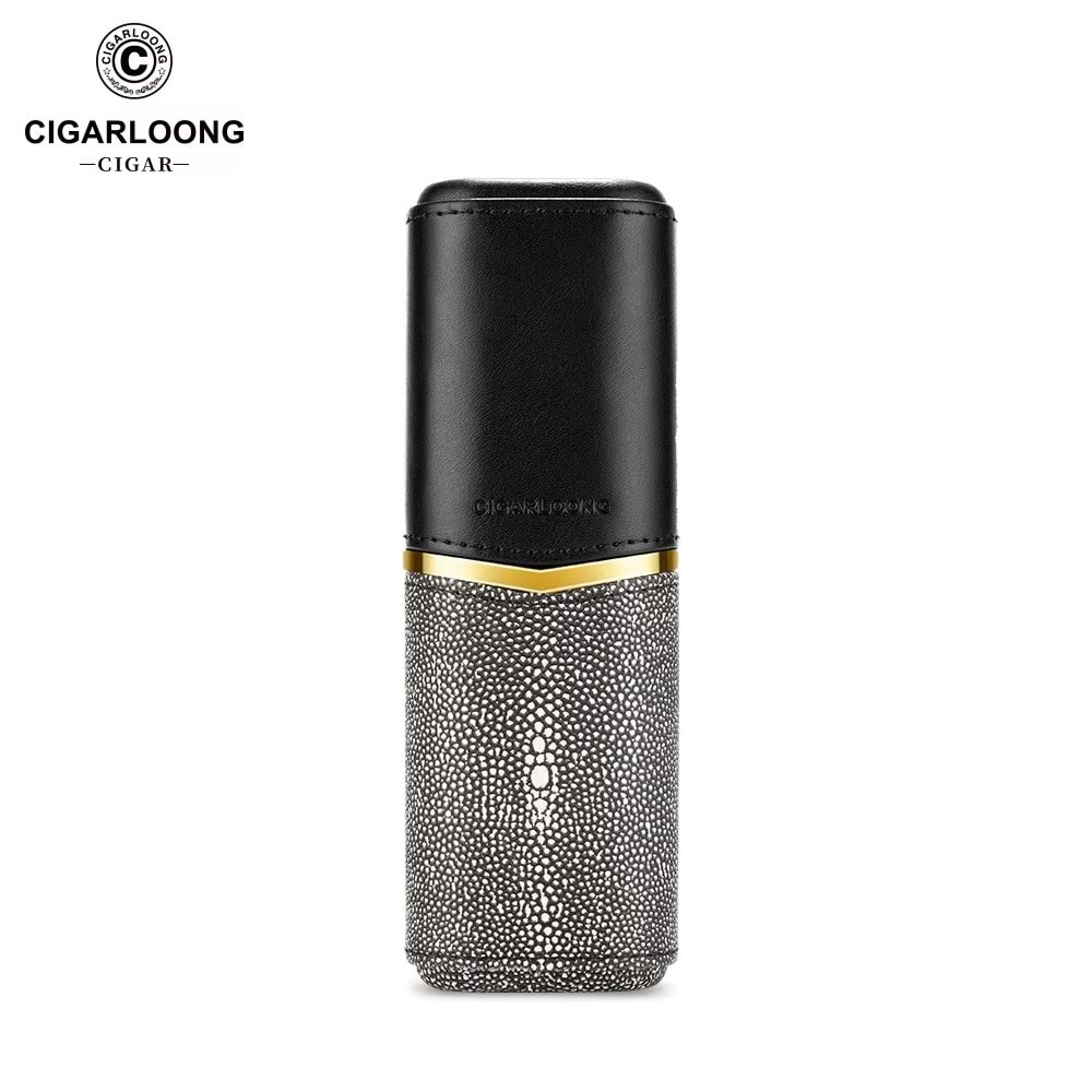 CİGARLOONG RETRO PURO KILIFI FİSH PATTERN GRAY 58 RİNG 2 Lİ
