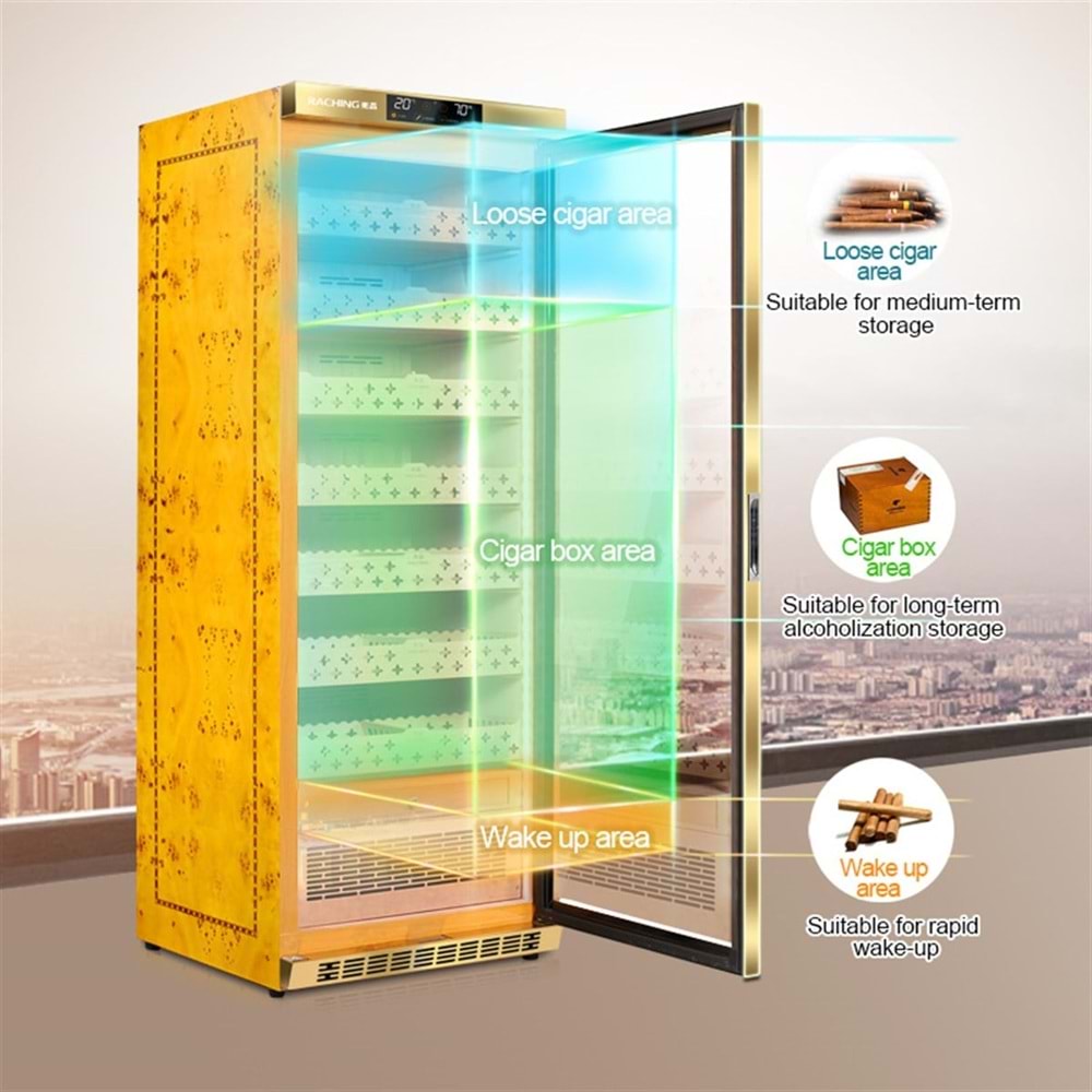 RACHİNG ELEKTRONİK HUMİDOR MON3800A GOLD