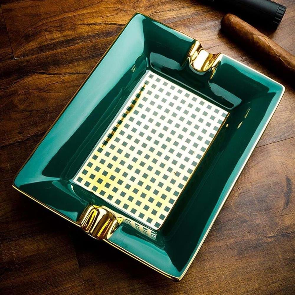 LUBİNSKİ DAMA DESENLİ GREEN PURO KÜLLÜĞÜ