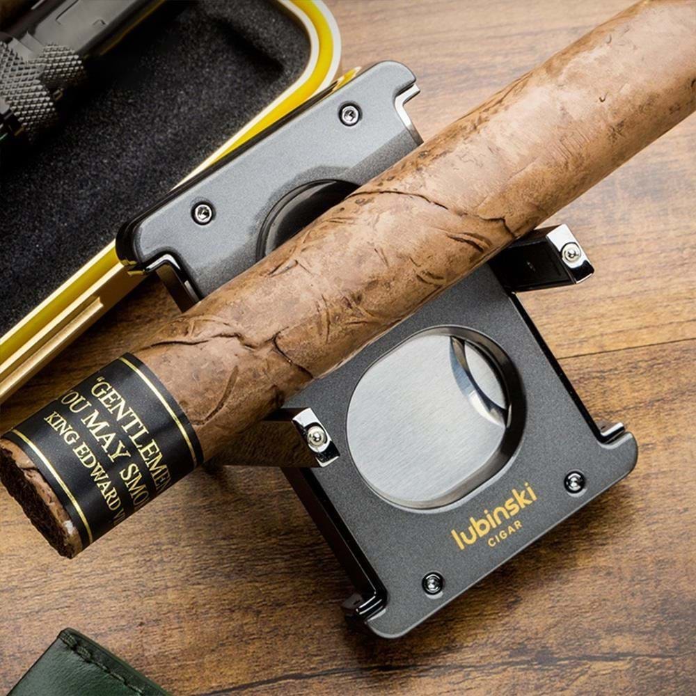 LUBİNSKİ SEHPALI-DELİCİLİ LAZER BIÇAK DOUBLE CUTTER GREY PURO KESİCİ YJA-30033-GY