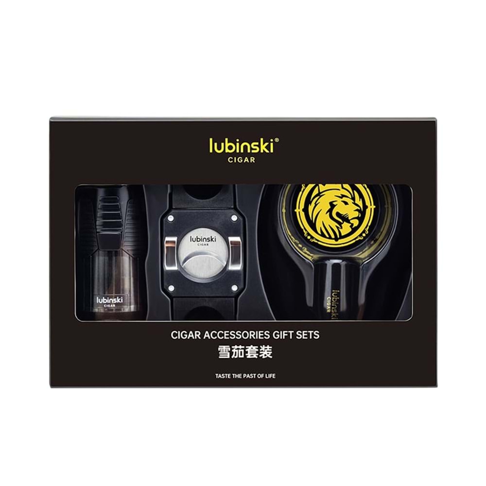 LUBİNSKİ 3LÜ PURO SETİ BLACK