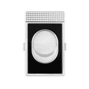 S.T. DUPONT CC SLİM BLACK/CHROME CİGAR CUTTER