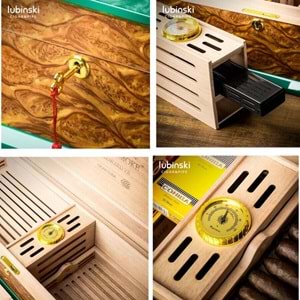 LUBİNSKİ ROMEO Y JULIETA YEŞİL LAKE HUMİDOR 150S 60023-GN