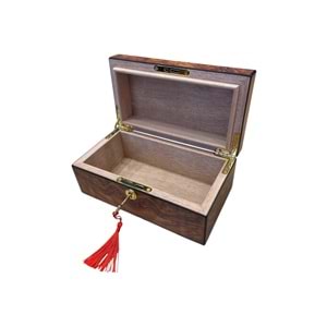 LUBİNSKİ KİLİTLİ KARAAĞAÇ PURO KUTUSU Q1750