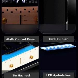 QUANTORO QCC-26A WOOD ELEKTRONİK HUMİDOR