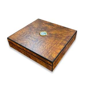 LUBİNSKİ RIVANIO İSPANYOL SEDİRİ KÖK DESENLİ AHŞAP HUMİDOR 20s