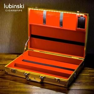 LUBİNSKİ SEYAHAT HUMİDOR VE SUNUM ÇANTASI YJA-13007-GD