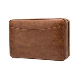 LUBİNSKİ ÇAKMAK SETLİ SEYAHAT HUMİDOR YJA-50023-BN