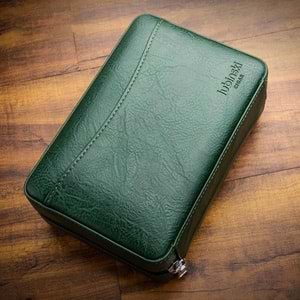 LUBİNSKİ ÇAKMAK SETLİ SEYAHAT HUMİDOR YJA-50023-GN