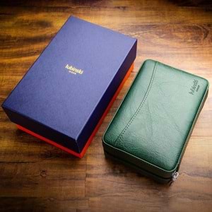 LUBİNSKİ ÇAKMAK SETLİ SEYAHAT HUMİDOR YJA-50023-GN