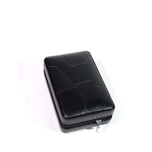 PARMİDA DERİ SİYAH SEYAHAT HUMİDOR PSH096