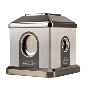 FIREBIRD DESTKOP METAL GREY-SPACE GREY MASA TİPİ PURO MAKASI 4 FARKLI KESİCİ BÖLMELİ JF-J73-3 GREY