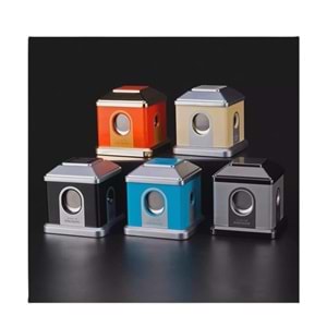 FIREBIRD DESTKOP METAL GREY-SPACE GREY MASA TİPİ PURO MAKASI 4 FARKLI KESİCİ BÖLMELİ JF-J73-3 GREY