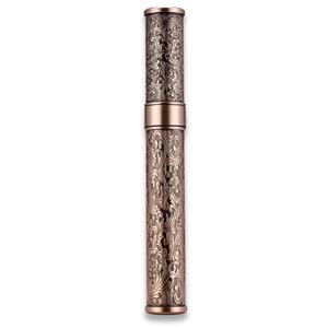 CİGARLOONG DAMASCUS DESEN PURO TÜP KILIFI BRONZ