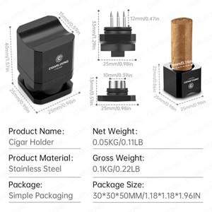 CİGARLOONG PURO STANDI GREY