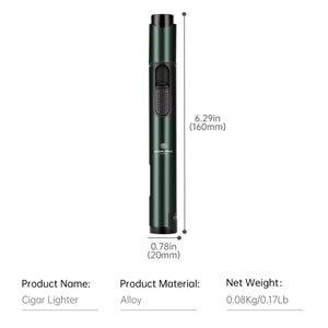 CİGARLOONG KESİCİ ,DELİCİ VE ÇAKMAKLI PURO SETİ BROWN