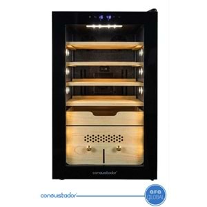 CONQUİSTADOR AFA-026 IMPERİO SERİSİ SİYAH ELEKTRONİK HUMİDOR