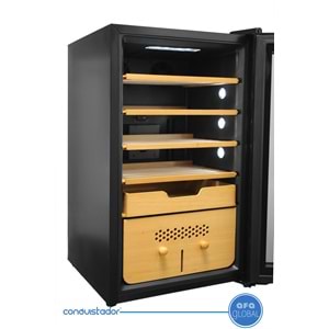 CONQUİSTADOR AFA-026 IMPERİO SERİSİ SİYAH ELEKTRONİK HUMİDOR