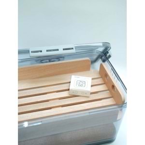 PURO MARKET DIŞI ŞEFFAF PLEXİ İÇİN SEDİR HUMİDOR 50s